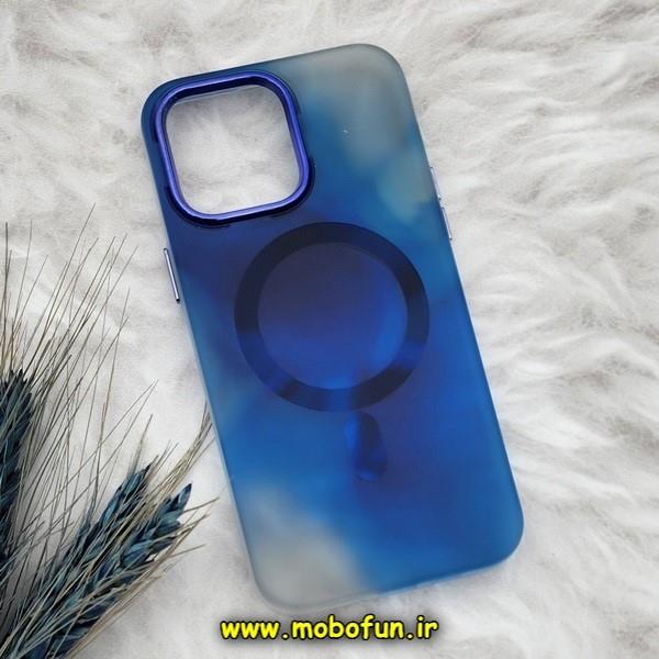 قاب گوشی iPhone 14 Pro Max آیفون طرح متال آبرنگی مگ سیف اورجینال Creative Case کد 199